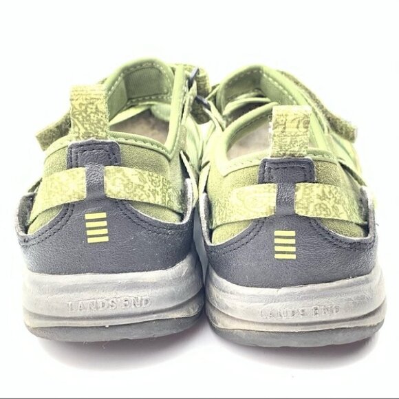 lands end walking shoes size 6.5 D green suede - Picture 4 of 12